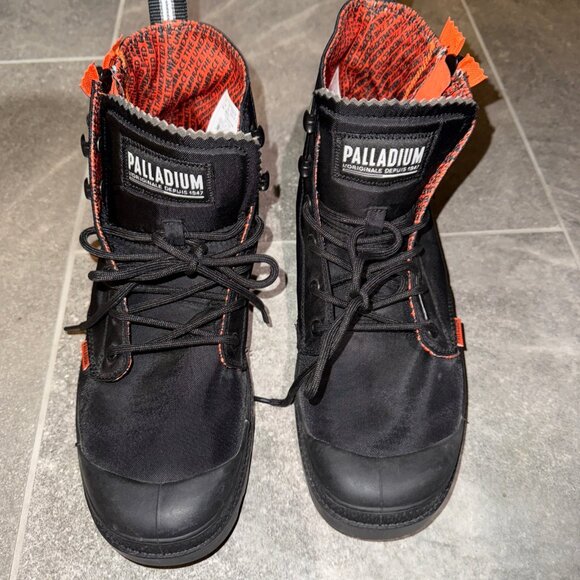 Palladium Pampa Unlocked Unisex Lace Up Ankle Boots In BlackSize US 10 D - Picture 1 of 8